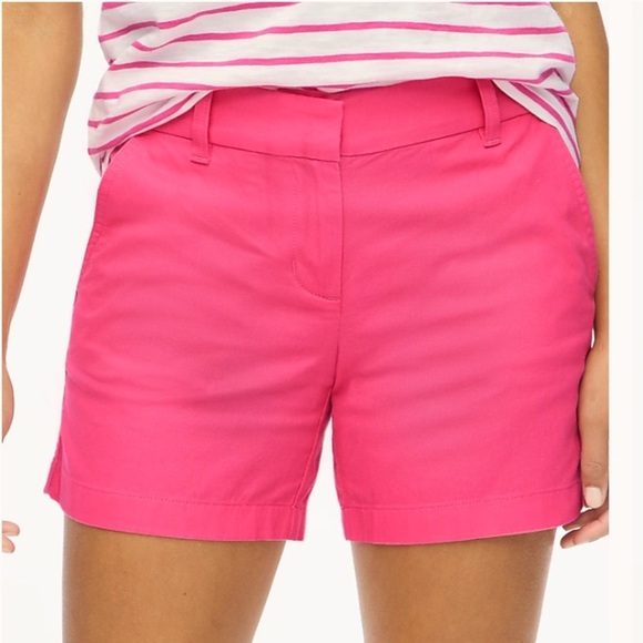 J. Crew Pants - J. Crew 5" Classic Chino Shorts Vivid Begonia Shorts